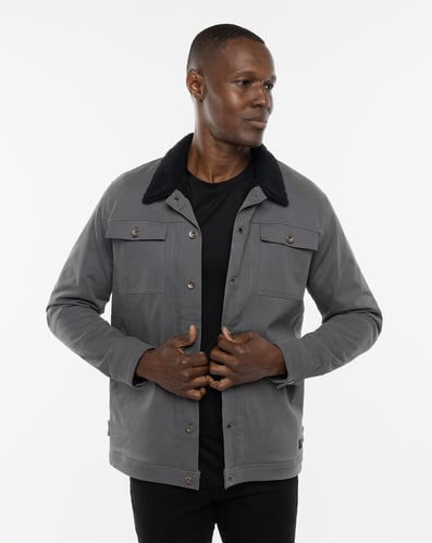 CLOUD DENIM SHERPA JACKET