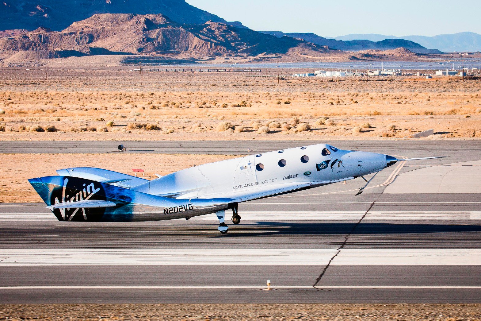 VSS Unity First Glide Flight