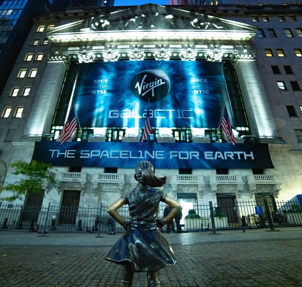 Virgin Galactic will begin trading on the New York Stock Exchange under the ticker ‘SPCE.