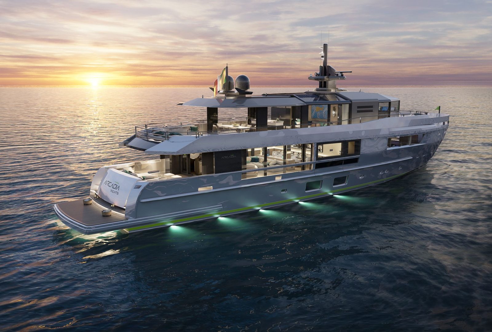 ARCADIA A115 HULL #5 A RENOVATED STYLE THAT HIGHLIGHTS