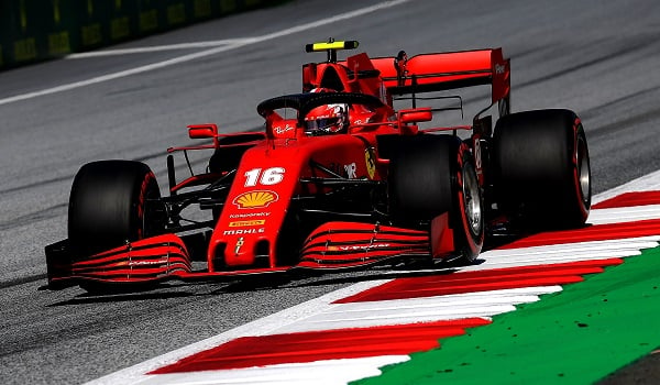 Ferrari on the Podium at Austrian Grand Prix