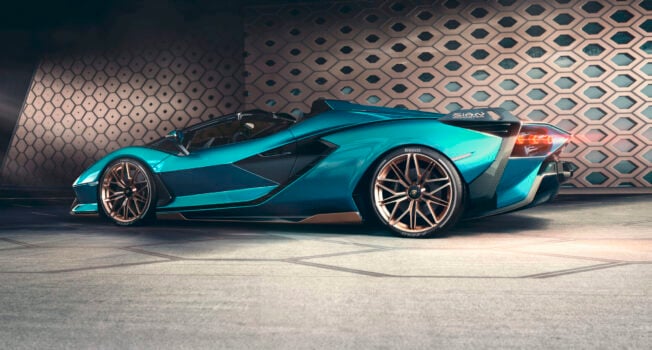 The Lamborghini Sián Roadster