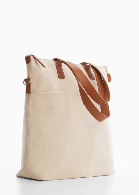 Cotton canvas tote bag