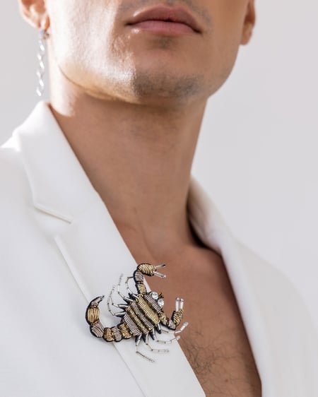 Scorpio Brooch