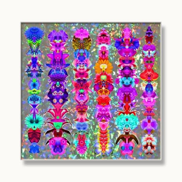 FUTURE ETERNAL, IRIDESCENT I, (AMULETS FOR LIGHT) 2019