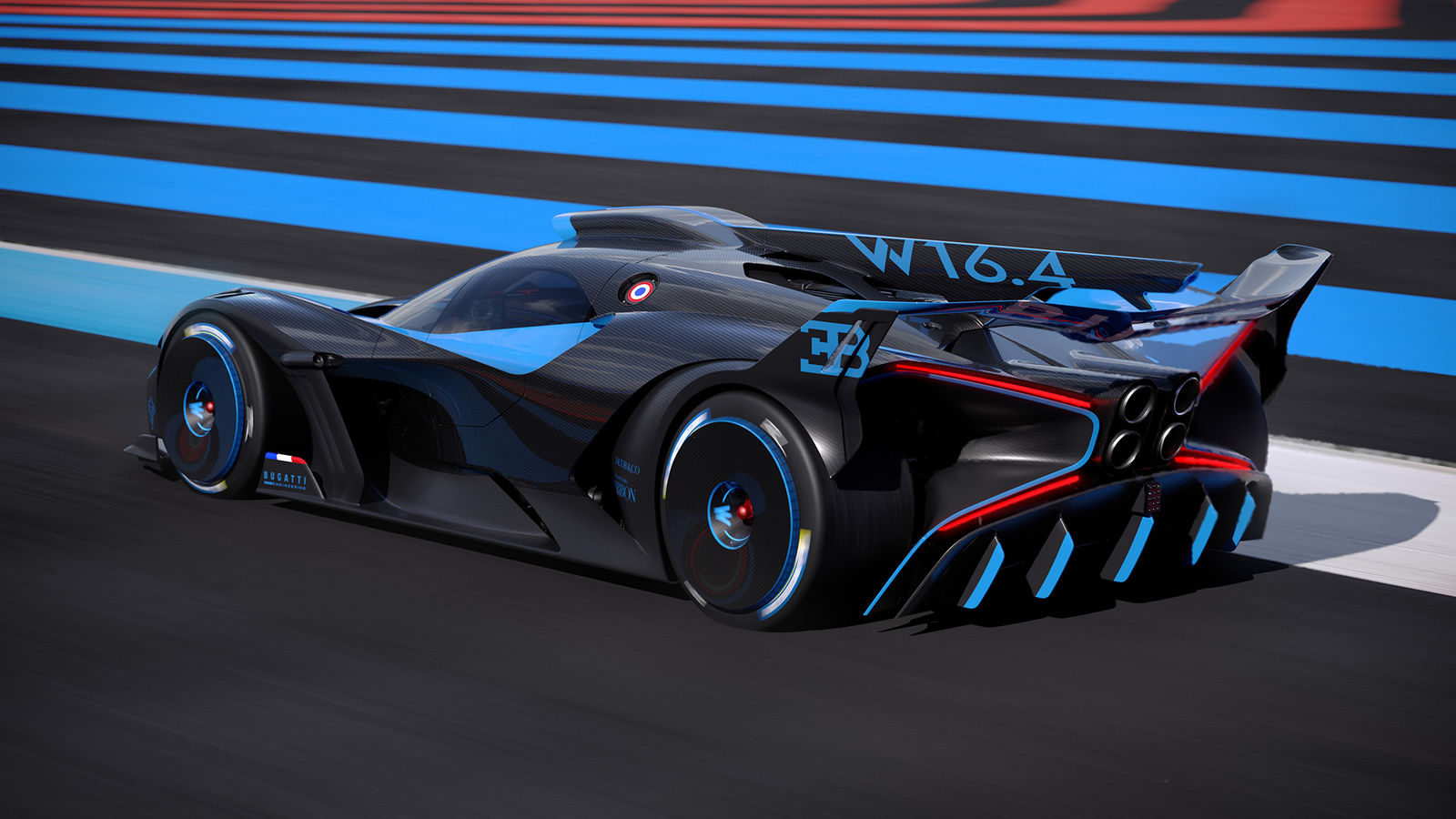 Bugatti Bolide Driving