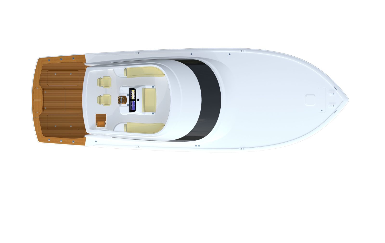 Viking Yachts’ 54 Convertible Accomms Bridge