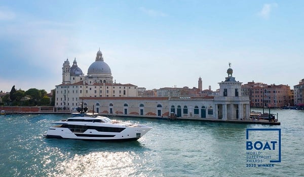 CUSTOM LINE TRIONFA AI WORLD SUPERYACHT AWARDS 2020
