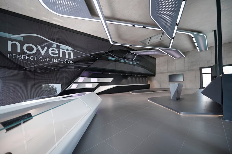 Pininfarina Architecture designs a seamlessly responsive environment for Novem Interior World in Vorbach