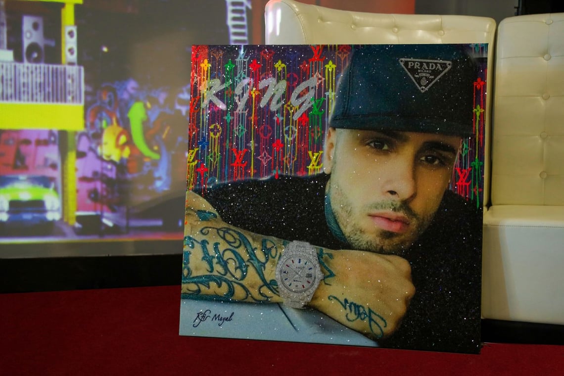 Kfir Moyal Nicky Jam portrait