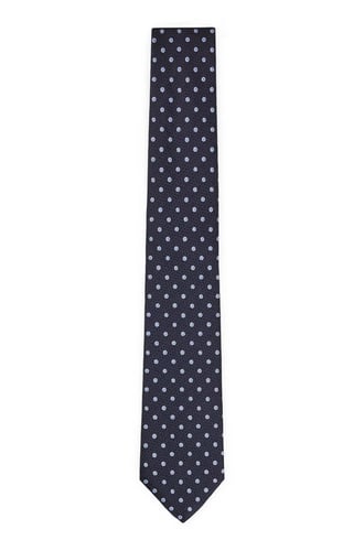 SILK-JACQUARD TIE WITH MICRO PATTERN