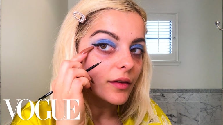 Bebe Rexha’s Dark Circles Solution & Guide to Blue Eyeshadow | Beauty Secrets | Vogue