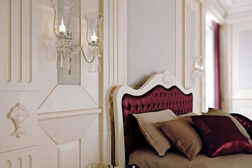 Ruby Red Parisian Style for Ludovica Mascheroni's Valentine's Bedroom