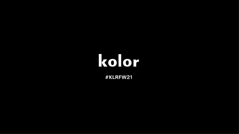 kolor AW2021-22 Collection