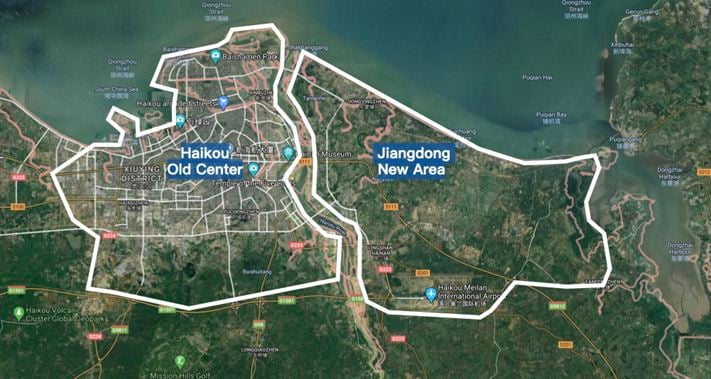 Haikou City Map