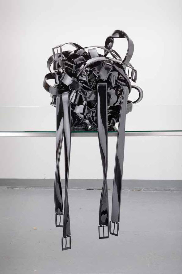 Bonded, Monica Bonvicini (2017). Glass and metal.