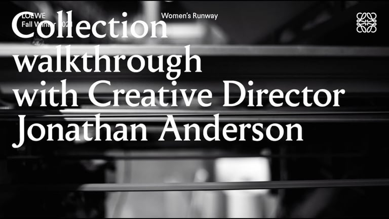 LOEWE Fall Winter 2021 Women’s collection walkthrough with Jonathan Anderson