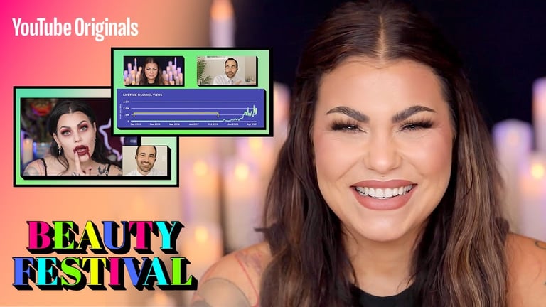Bailey Sarian Channel Tour with Kevin Allocca for #BeautyFest