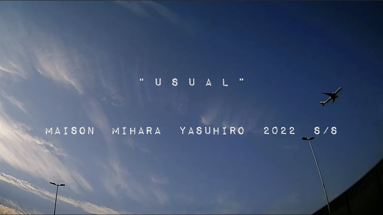 Maison MIHARA YASUHIRO 2022 F/S-KOLLEKTION “USUAL”