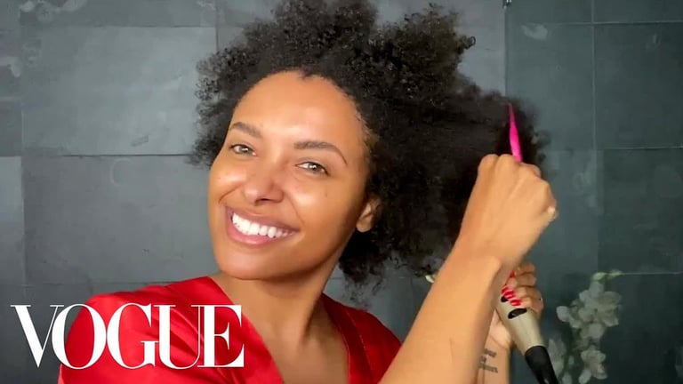 Kat Graham's Natural Hair Beauty Routine | Beauty Secrets | Vogue