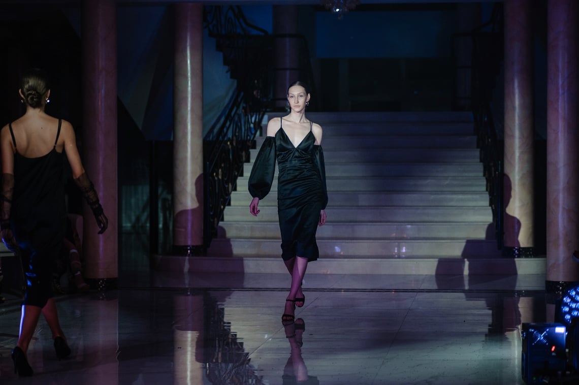 Perle Noire with the Perlenoire collection of black dresses