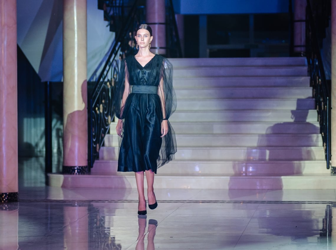 Perle Noire with the Perlenoire collection of black dresses