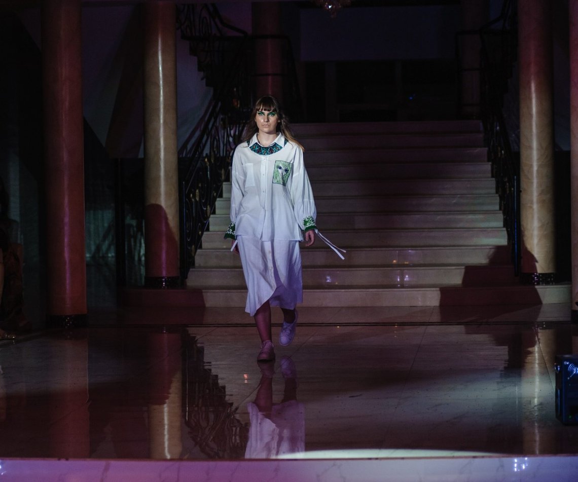 Designer Ksenia Hor presents a brand of unique ethnic clothing Girchicya