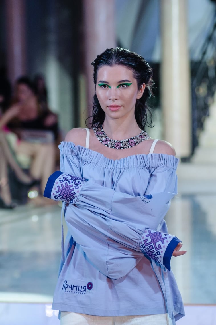 Designer Ksenia Hor presents a brand of unique ethnic clothing Girchicya