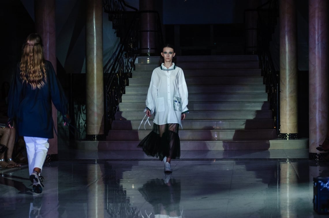 Designer Ksenia Hor presents a brand of unique ethnic clothing Girchicya