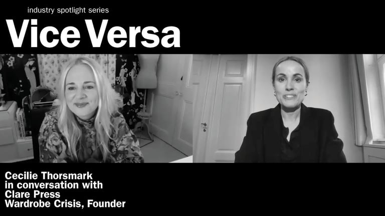 Cecilie Thorsmark in conversation with Clare Press, Wardrobe Crisis