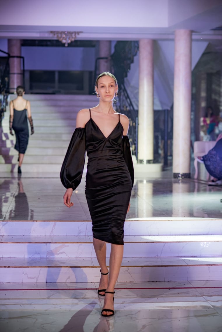 Perle Noire with the Perlenoire collection of black dresses