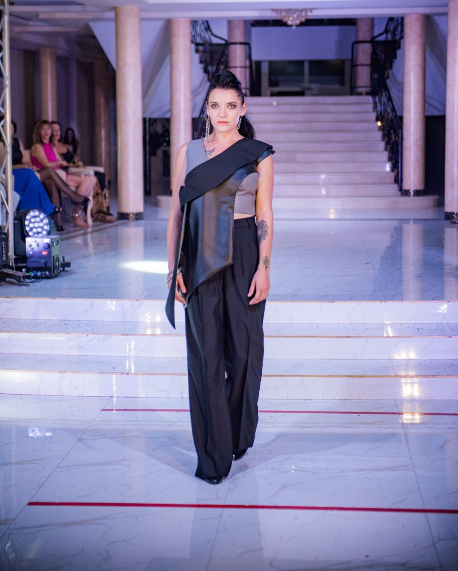 Designer Olga Zheleznyak, plus size business womenswear brand with the "Freedom of Life" collection