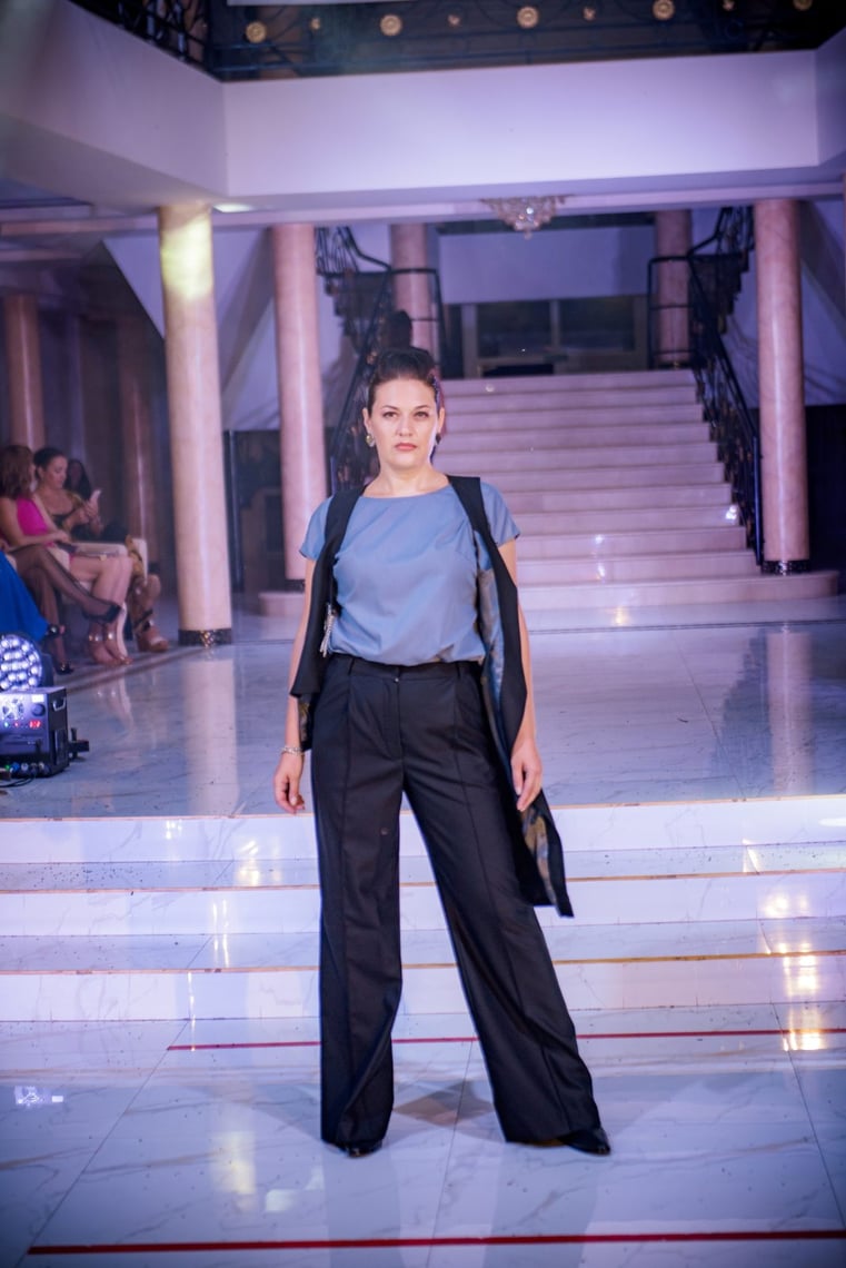 Designer Olga Zheleznyak, plus size business womenswear brand with the "Freedom of Life" collection