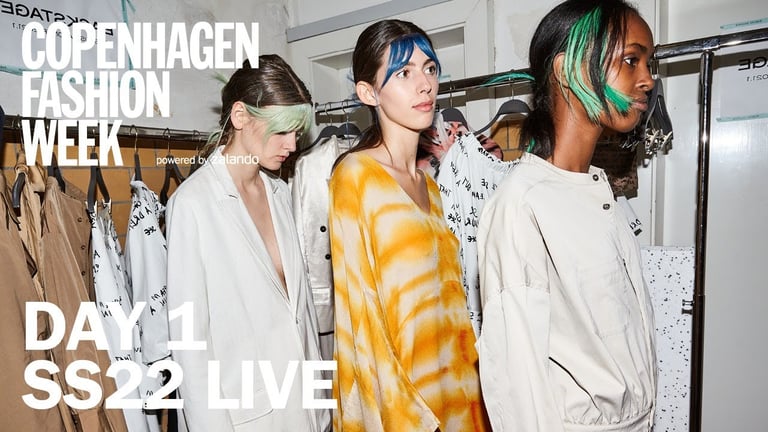 Giorno 1 della Settimana della Moda di Copenaghen SS22 in diretta streaming
