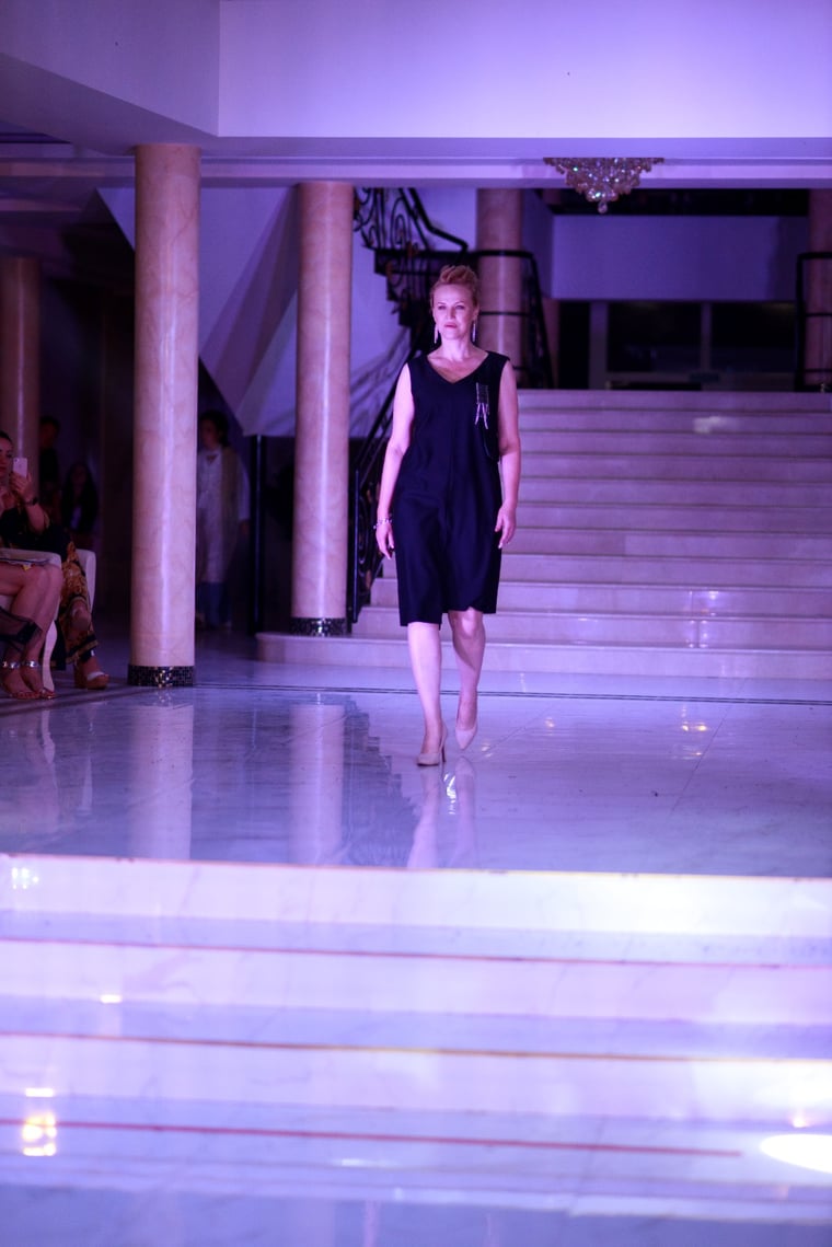 Designer Olga Zheleznyak, plus size business womenswear brand with the "Freedom of Life" collection