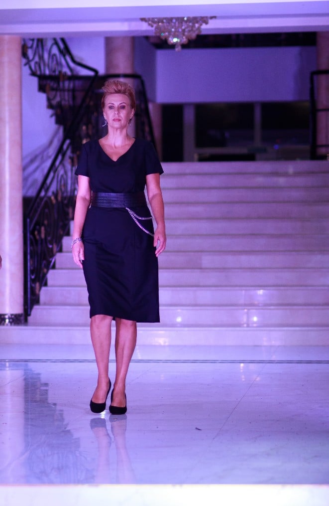 Designer Olga Zheleznyak, plus size business womenswear brand with the "Freedom of Life" collection