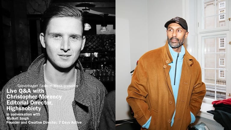 Live Q&A 7 Days Active and Christopher Morency, High Snobiety
