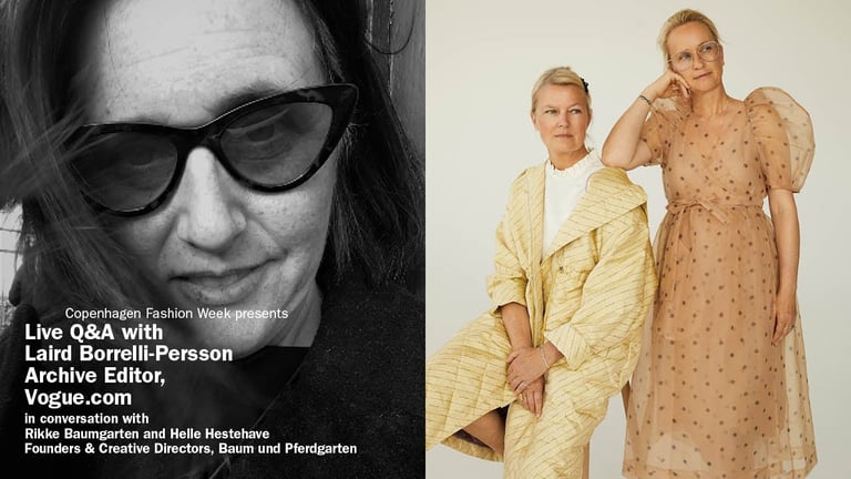 Live Q&A Baum und Pferdgarten and Laird Borrelli-Persson, Vogue.com