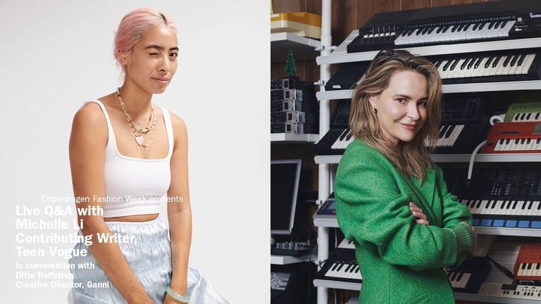 Live Q&A Ganni and Michelle Li, Teen Vogue