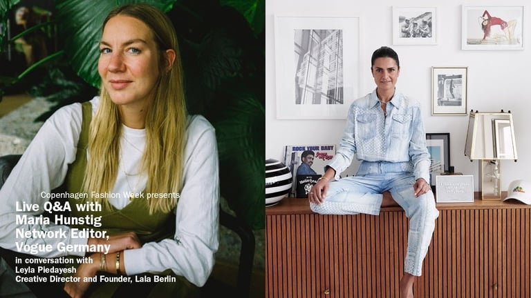 Live-Fragerunde mit Lala Berlin und Maria Hunstig, Vogue Deutschland