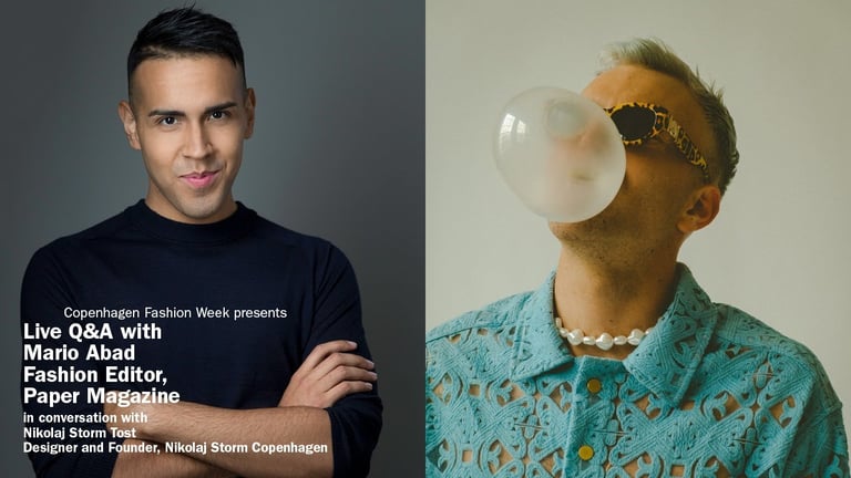 Live-Fragerunde mit Nikolaj Storm Copenhagen und Mario Abad, Paper Magazine