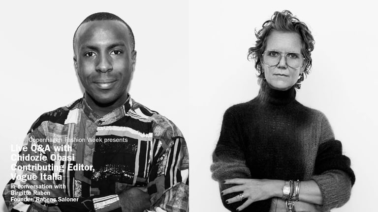 Live Q&A Rabens Saloner and Chidozie Obasi, Vogue Italia