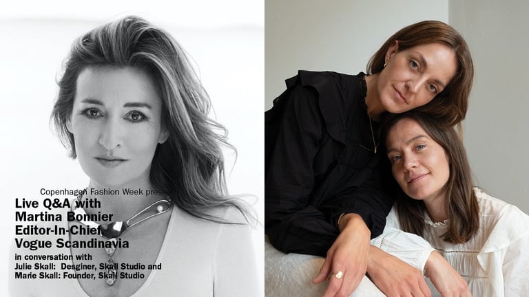 Live Q&A Skall Studio and Martina Bonnier, Vogue Scandinavia
