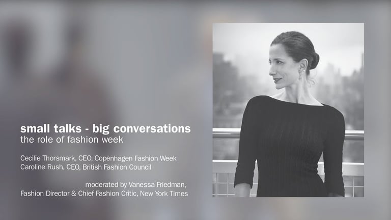 Charlas informales, grandes conversaciones: El papel de la Semana de la Moda