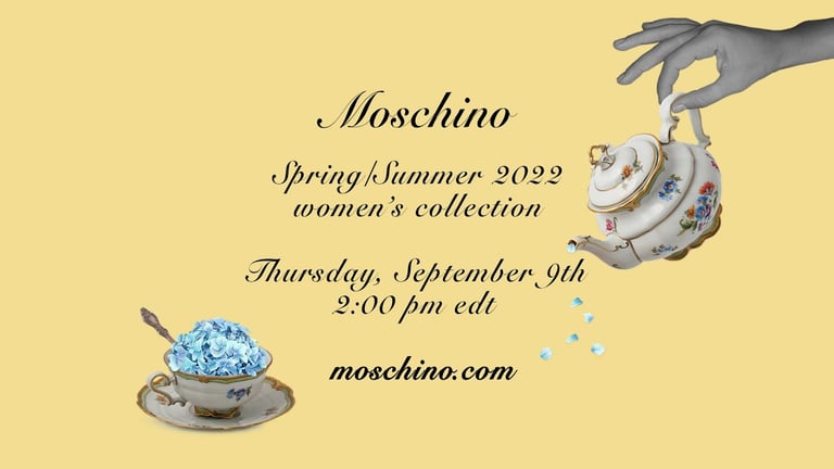 "Ladies who lunch" - Sfilata Moschino primavera estate 2022
