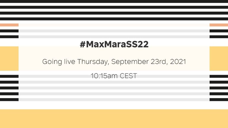 Max Mara Spring Summer 2022 Runway Show