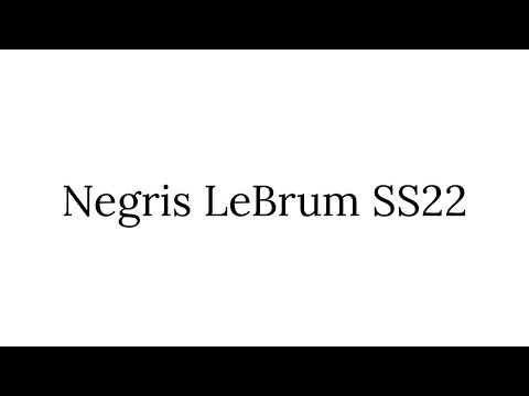 NEGRIS LEBRUM SS22