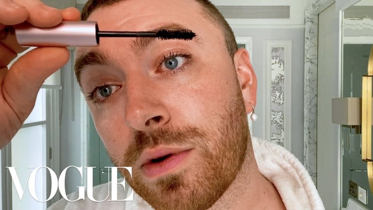 Sam Smith's Fresh Skin Care & 4-Step Makeup Routine | Beauty Secrets | Vogue