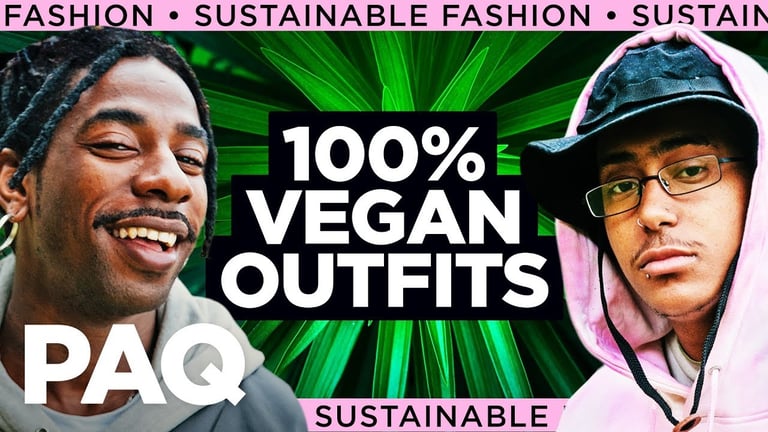Can You Make a 100% Vegan Outfit Look Fire? (Sustainable Fashion!)