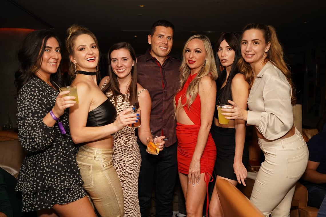 Guests of Women of Art Basel event - SAAM Lounge SLS Brickell - 12/3/21 Photo Credit: Anderson Djeemo